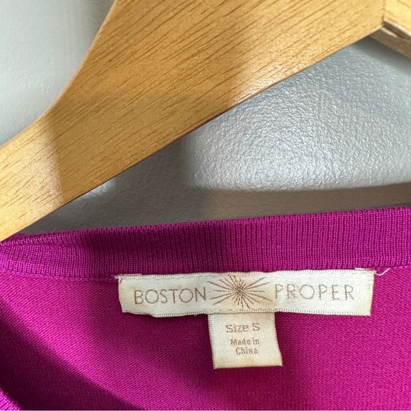 Boston Proper Sequin Button up cardigan - Picture 4 of 8